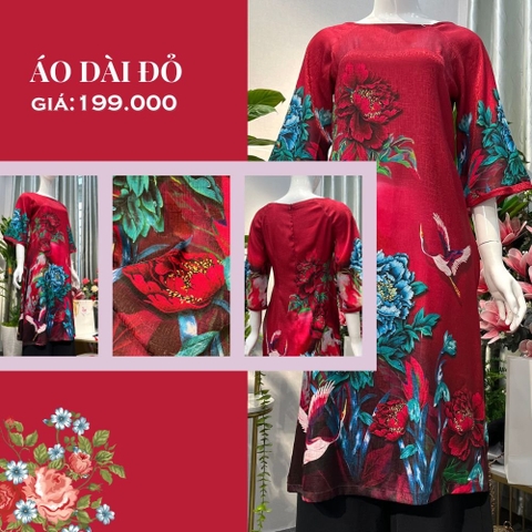 ÁO DÀI ĐỎ