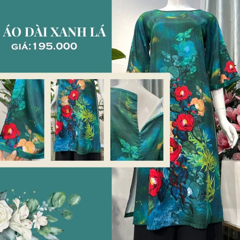 ÁO DÀI XANH LÁ