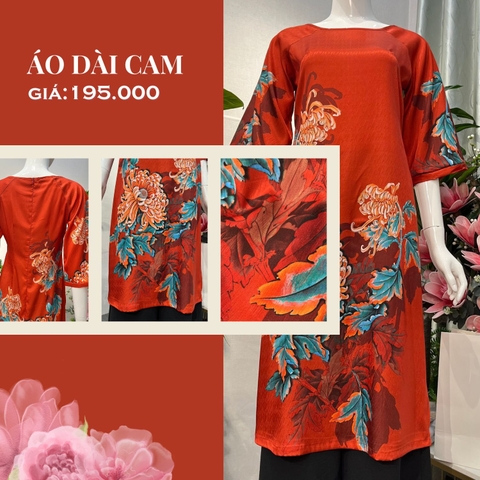 ÁO DÀI CAM