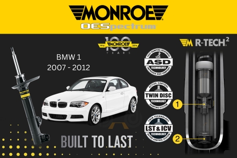 Phuộc giảm xóc sau MONROE - BMW 1 2007 -2012
