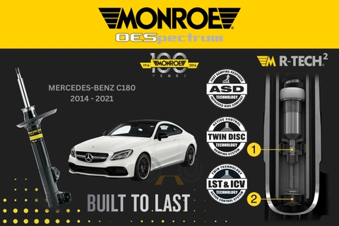 Phuộc giảm xóc MONROE - MERCEDES BENZ C180, 2014+