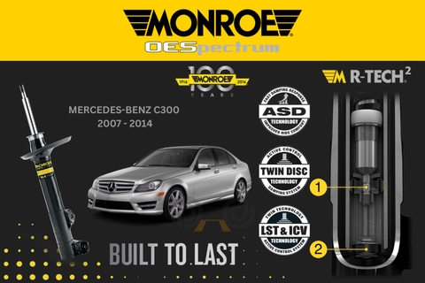 Phuộc giảm xóc MONROE - MERCEDES BENZ C300, 2007-2014
