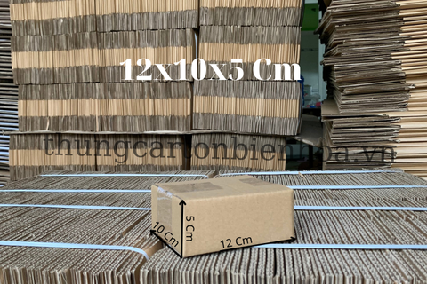 100 Hộp Carton 12x10x5CM