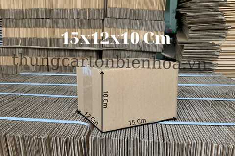 100 Hộp Carton 15x12x10CM