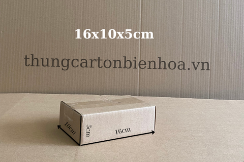 100 Hộp Carton 16x10x5CM