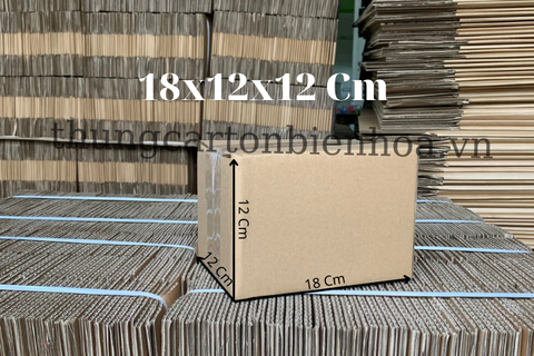 100 Hộp Carton 18x12x12CM