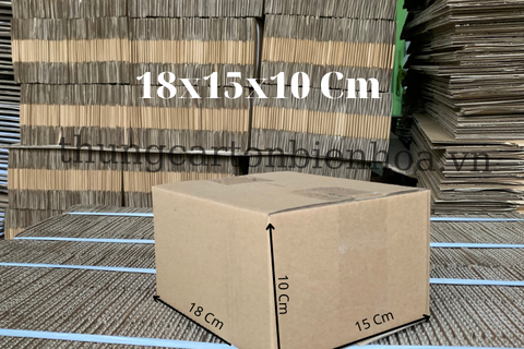 100 Hộp Carton 18x15x10CM