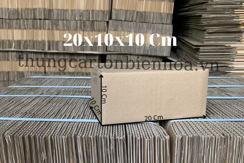 100 Hộp Carton 20x10x10CM