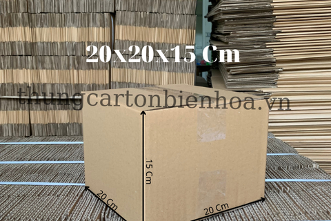 100 Hộp Carton 20x20x15CM