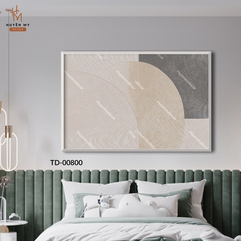 Tranh Đơn Trừu Tượng Nghệ Thuật Hiện Đại - Minimalism Huyền My Decor TD-00800