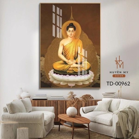 Tranh Đơn Phật Giáo; Trang Trí Không Gian Ý Nghĩa Huyền My Decor TD-00962