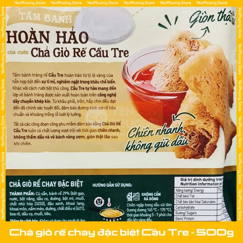 Chả giò rế chay đặc biệt Cầu Tre 500g