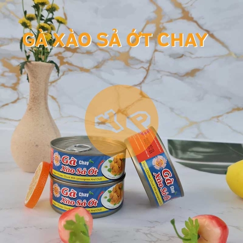 Gà xào sả ớt chay Âu Lạc