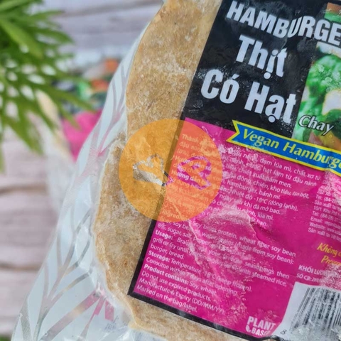 Hamburger thịt có hạt chay Âu Lạc - 200g