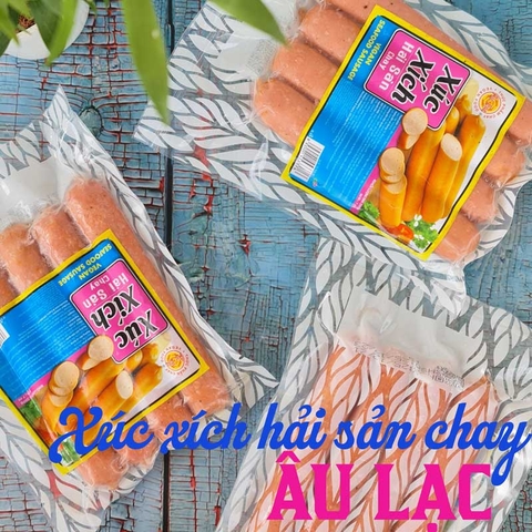 Xúc xích hải sản chay Âu Lạc 200g