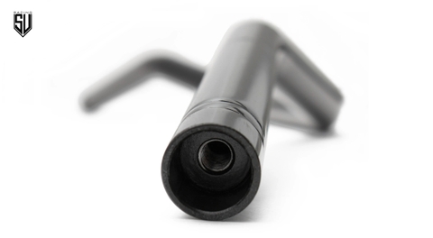 Ghi đông Domino High Ø 22 - Thép Đen - 01133120043