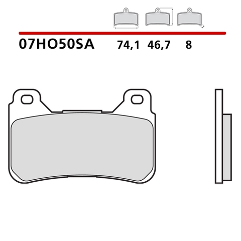 Bố thắng trước Honda CBR1000RR 2004-16 - Brembo 07HO50