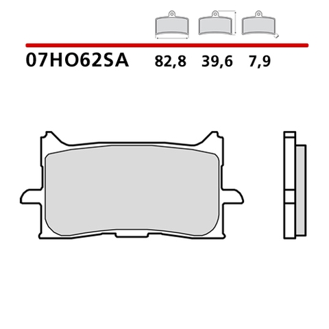 Bố thắng trước Honda - Brembo 07HO62