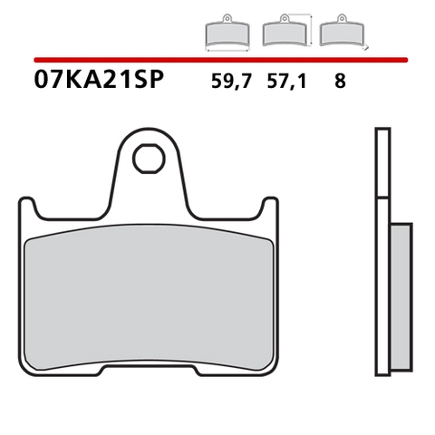 Bố thắng sau Brembo 07KA21