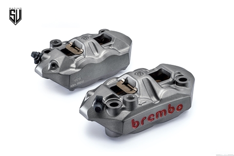 Heo Thắng Brembo M4 108mm Xám Trái - Phải