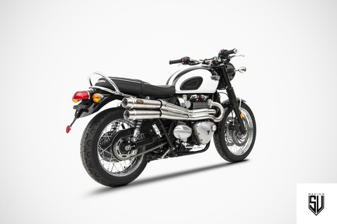 Pô Zard Triumph Bonneville T120 - Full Kit 2>2 High Mounted