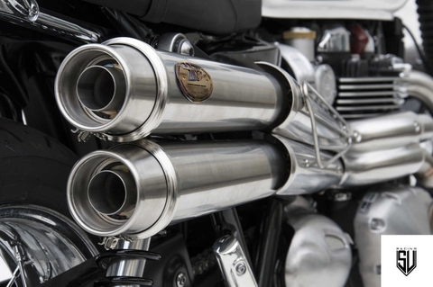 Pô Zard Triumph Bonneville T120 - Full Kit 2>2 High Mounted