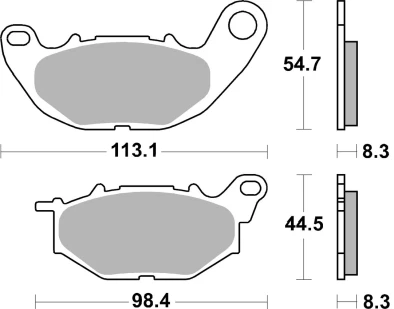 Bố thắng trước Brembo 07YA52 Yamaha MT03/R3/R25/X-MAX 300