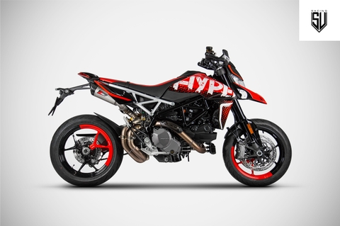 Pô Zard Ducati Hypermotard 950 2019-22 - Slip On GT