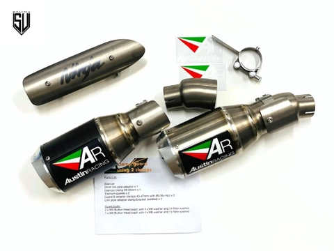 Pô Austin Racing GP1R Kawasaki Ninja 400 - Slip-On