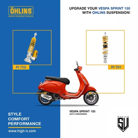 Phuộc Ohlins Vespa Sprint ( 2014-16 )