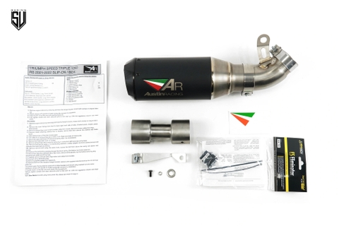 Pô Austin Racing Triumph Speed Triple RR 2021-22 - Slip On GP1R - ARSTST22BLE1R
