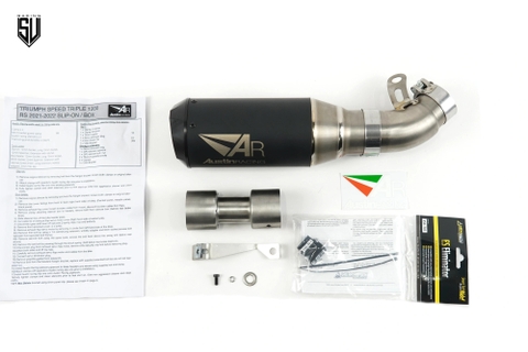 Pô Austin Racing Triumph Speed Triple RR 2021-22 - Slip On GP1R - ARSTST22BLE1R