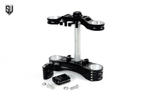 Bộ Chảng Ba I.M.A - Triumph Thruxton Đen Ø 55/56 - TTH22B5556