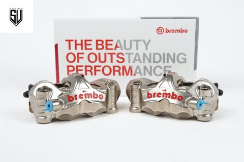 Heo Thắng Brembo MotoGP Wet P4 32/36 108mm Nickel Trái - Phải
