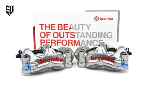Heo Thắng Brembo MotoGP Wet P4 32/36 108mm Nickel Trái - Phải