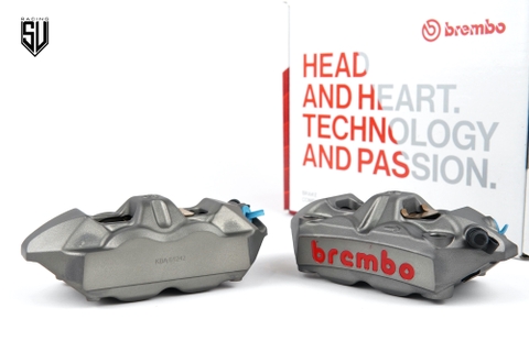 Heo Thắng Brembo M4 100mm Xám
