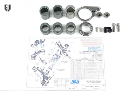 Bộ chảng ba IMA - Racing - Aprilia RSV4 2015-22 Titan