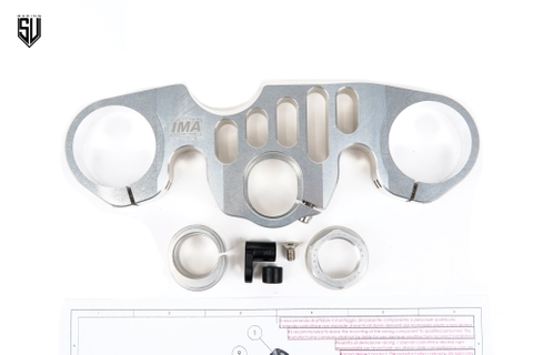 Chảng ba trên IMA - Racing - BMW S1000RR 2019-22 Bạc