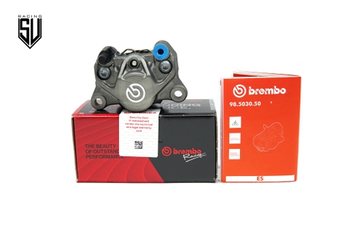 Heo Thắng Brembo P2.34 Xám Logo Bạc