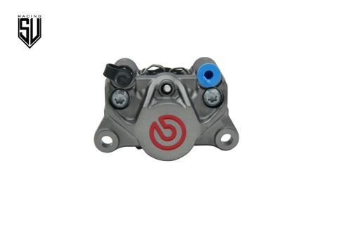 Heo Thắng Brembo P2.34 Xám Logo Đỏ