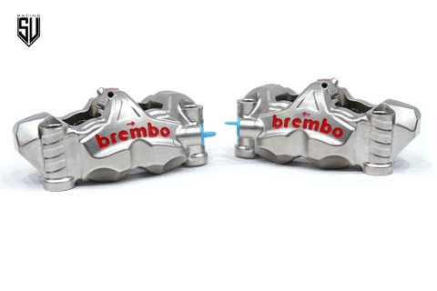 Heo Thắng Brembo MotoGP Wet P4 32/36 108mm Nickel Trái - Phải