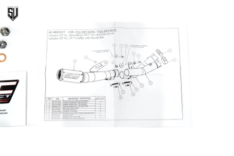 Pô SC-Project Decat Yamaha R1