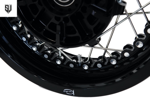 Mâm KINEO BMW R18 Đen Bạc