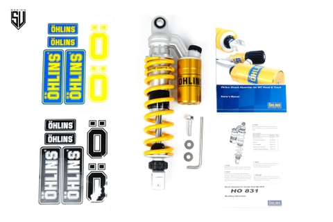 Phuộc sau Ohlins Honda Click/Vario 150 Bình Dầu Trên