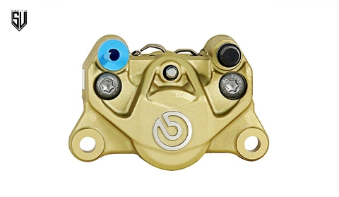 Heo Thắng Brembo P2.34 Vàng Logo Trắng