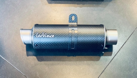 Pô Leovince Yamaha Excite 150  cổ 1 khúc inox (lon mờ) 9783M