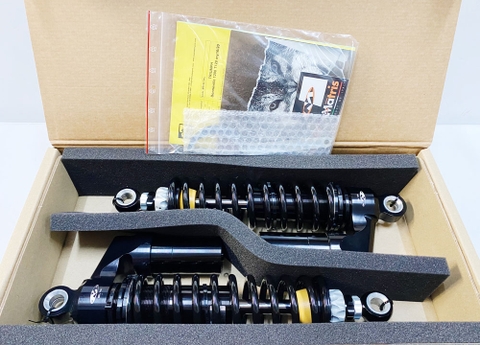 Phuộc sau Matris có bình dầu Triumph T120/T100 - màu black