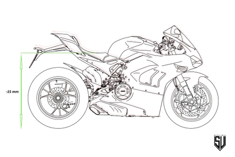 CNC Racing - Thanh hạ phuộc V4/ SFS V4