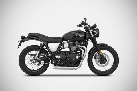 Pô Zard Triumph Street Scrambler 2017/19 - Full Kit 2>1 Cross