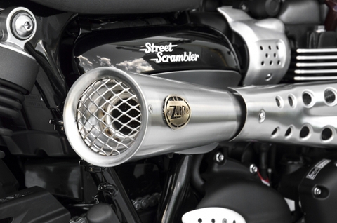 Pô Zard Triumph Street Scrambler 2017/19 - Full Kit 2>1 Tiger 70